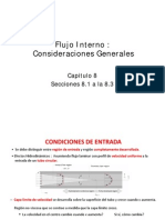 Flujo Interno: Consideraciones Generales