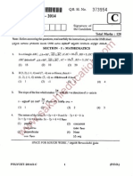 Polycet 2014 Question Paper