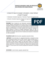 Informe 6. Determinacion de La Capacidad y Nivel de Servicio de Una Interseccion Semaforizada