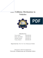 Anti Collision Mechanism in Vehicles