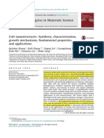 CuO Nanostructures - Synthesis, Characterization, Growth Mechanisms, Fundamental Properties, and Applications