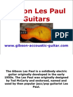 The Gibson Les Paul Guitars