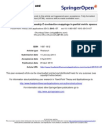 Fixed Point Theory and Applications: Fixed Point Theorems For Weakly C-Contractive Mappings in Partial Metric Spaces