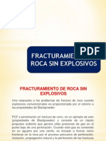 Fracturamiento de Roca Sin Explosivos