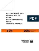 R-016 Recomendaciones para Vivienda Urbana