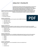 CMA Part 1 - Section B (Questions Set 1)