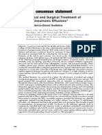 Medical and Surgical Treatment of Paraneumonic Effusions