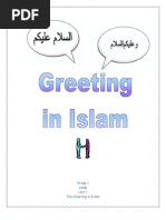 Grade 1 Adab Unit 1 The Greeting in Islam