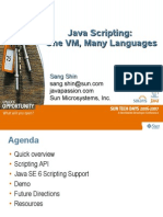 Java Scripting: One VM, Many Languages