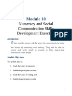 Module 10 - Numeracy - Revised Dec 20