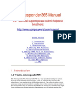 Manual For Autoresponder 365