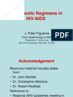 Therapeutic Regimens in HIV