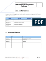 IT Operations - User Access Management Policies