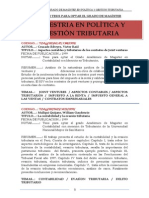 Maestria Politica Gestion Tributaria