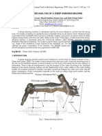 Computer Aided Analysis of A Sheep Shearing Machine