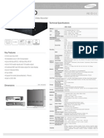 Samsung Srd-1652dp 16ch DVR Brochure