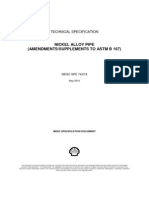 MESC SPE 74-018 - 2010 - Nickel Alloy Pipe To Astm b167