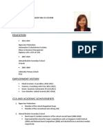 Seah Jing Yi - Resume