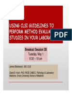 3B-Using CLSI Guidelines To