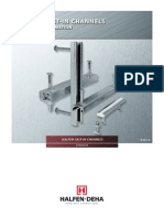 Halfen Cast-In Channel Technical Catalogue