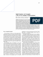 GeoJournal Volume 31 Issue 3 1993 (Doi 10.1007 - bf00817378) Antoine S. Bailly - Spatial Imaginary and Geography - A Plea For The Geography of Representations