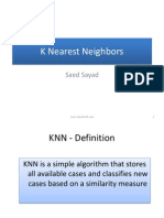 K-Nearest Neighbor