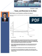 Death, Taxes and Reversion To The Mean - ROIC Study