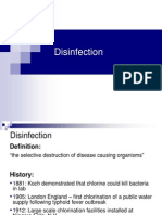 Disinfection Notes