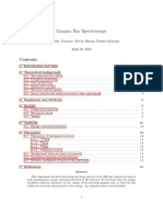 Gamma Ray Spectroscopy Lab Report