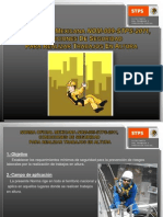NOM-009-STPS-2011 Condiciones de Seguridad en Trabajos en Altura Presentación