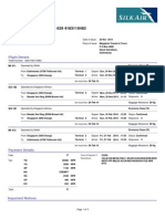 SilkAir E-Ticket - 629 4183110483