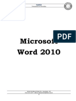 Microsoft Word 2010 Exercicio