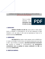 Modelo Contrato Honorarios Advocaticios Advocacia de Partido