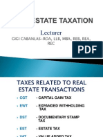 Real Estate Taxation