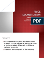 Price Segmentation