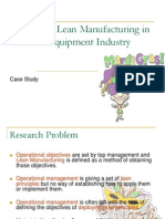 Lean Manufacturing Case Study