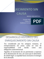 Enriquecimiento Sin Causa2