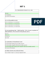 Electrical Circuit & Circuit Analysis MCQ'S