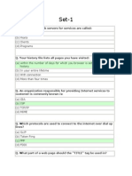 Internet & Intranet MCQ'S