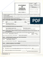 Statement OF Financial Interests: Adc For C