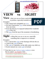 View Vs Sight