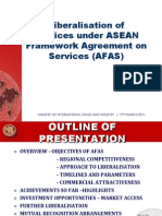 Liberalisation of Services Under ASEAN Framework Agreement On Services (AFAS)