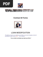 Loan Modification: Contract & Forms