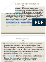 3 Pronged Strategy of Constitution: 1. Protective Arrangements