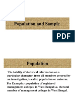 Population and Sample