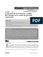 Jurisprudencia Cesion de Posicion Contractual