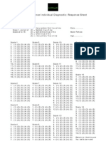 Response Sheet