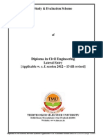 Syllabus Diploma Civil Lateral 2012-13