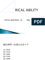 Toatal Questions: 40 Time: 30 Minutes