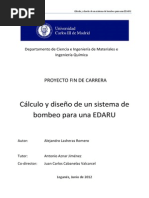 Cálculo y Diseño de Un Sistema de Bombeo para Una EDARU PDF